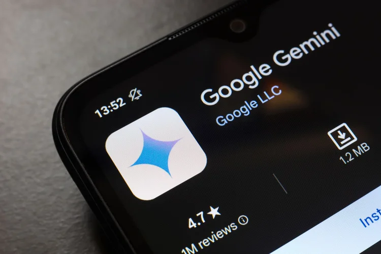 The Google Gemini app logo appears on the screen of a smartphone in Reno, United States, on November 21, 2024. (Photo by Jaque Silva/NurPhoto via Getty Images) (Getty Images)